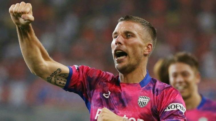 Mit zwei Treffern führte Podolski Vissel Kobe zum Sieg © JIJI PRESS/SID / STR
