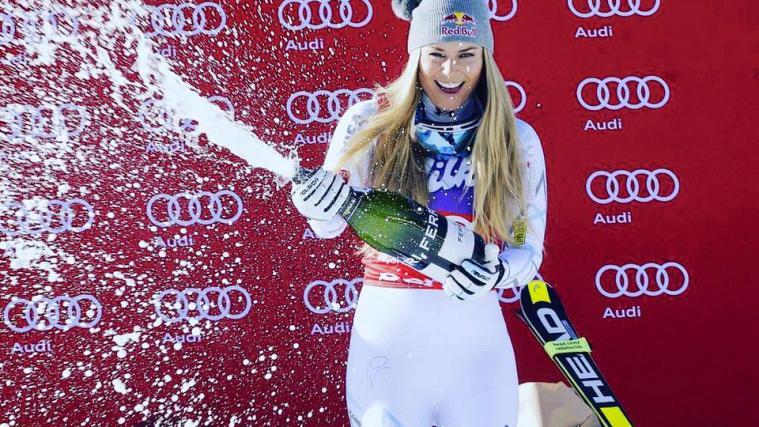 Siegesmaschine: Lindsey Vonn (Foto Facebook)