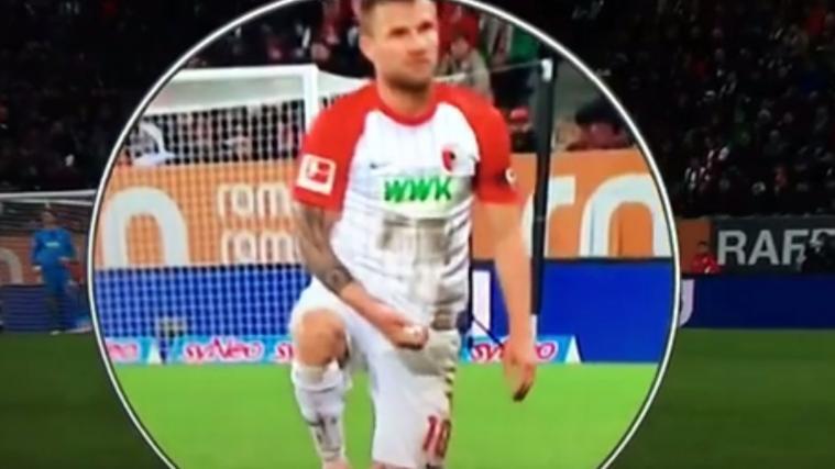 Die obszöne Geste von Daniel Baier