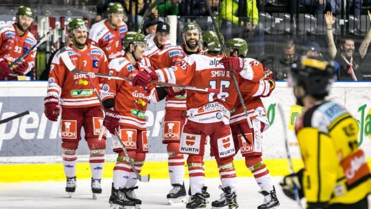 Jubel beim HCB: Die Serie ist nach dem Sieg wieder offen.