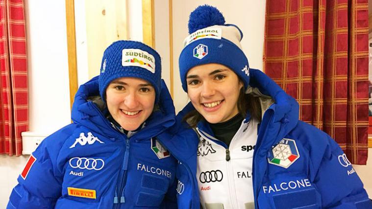 Skisprung-Schwestern Manuela und Lara Malsiner