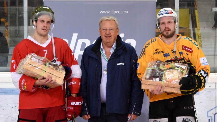 Matt Clark (links) und Armin Helfer (rechts) nach dem Finale (Foto Foppa)