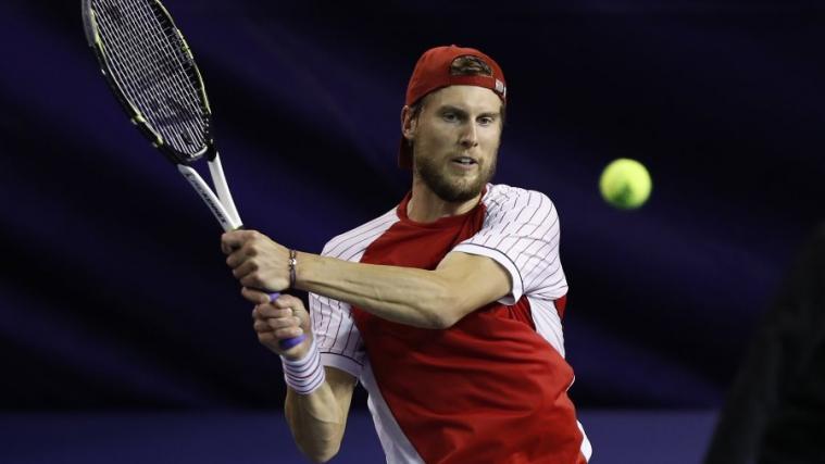 Andreas Seppi bei seinem Quali-Auftritt gegen Lukas Rosol (Foto: Twitter)