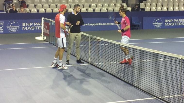 Seppi besiegte in der ersten Runde Berankis (Foto: Twitter Paris)