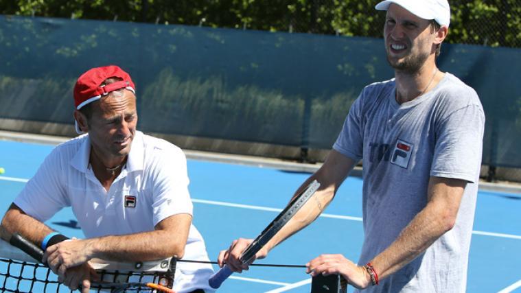 Coach Max Sartori mit Andreas Seppi (Fotos: Tonelli)