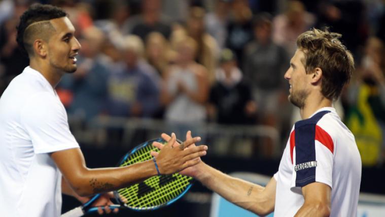 Nick Kyrgios und Andreas Seppi (Fotos: Tonelli)
