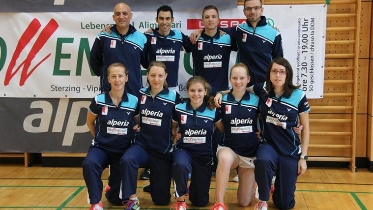 Das neuformierte Team des SSV Bozen