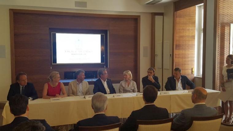 Die Teilnehmer bei der Pressekonferenz am Mittwoch (Foto: SN)