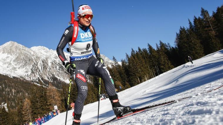 Dorothea Wierer und ihre Teamkollegen mussten mit Platz 4 Vorlieb nehmen (Pentaphoto)