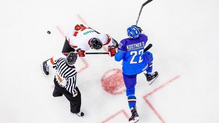 Diego Kostner (rechts) & Co. mussten eine Niederlage hinnehmen. © IIHF