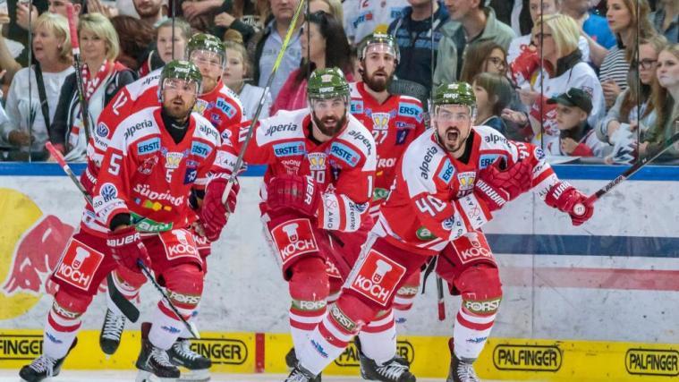 Bozen jubelt zum zweiten Mal nach 2014 über den EBEL-Meistertitel © APA / EXPA/JFK