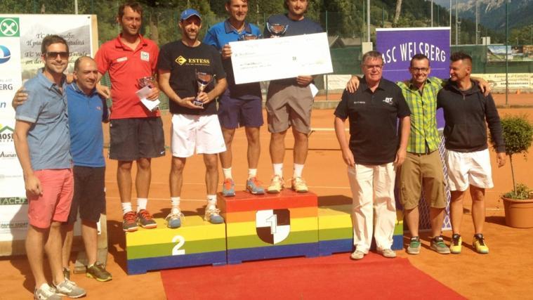 Die Sieger des Open-Turniers ...