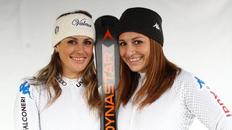 Nadia (l.) und Elena Fanchini (r.) können wieder lachen © pentaphoto
