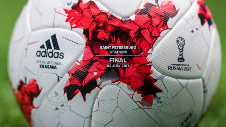 Der offizielle Spielball "Krasava" (Foto: FB/confedcup)