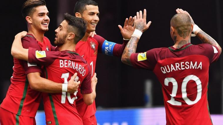 Cristiano Ronaldo und Co. zogen als Gruppensieger ins Halbfinale ein (Foto: fifa.com)