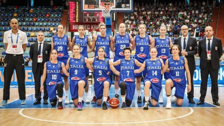 Das italienische Basketball-Nationalteam der Damen (Foto: FIP)