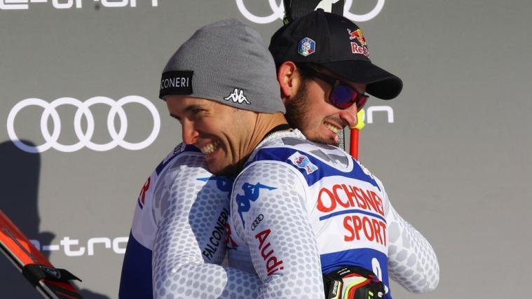 Dominik Paris und Christof Innerhofer waren nach ihren Rennen überglücklich. © Pentaphoto / Marco Trovati