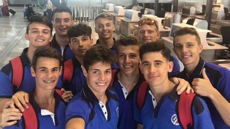 Die italienische U17 brach am Wochenende nach Mauritius auf (Foto: Facebook)