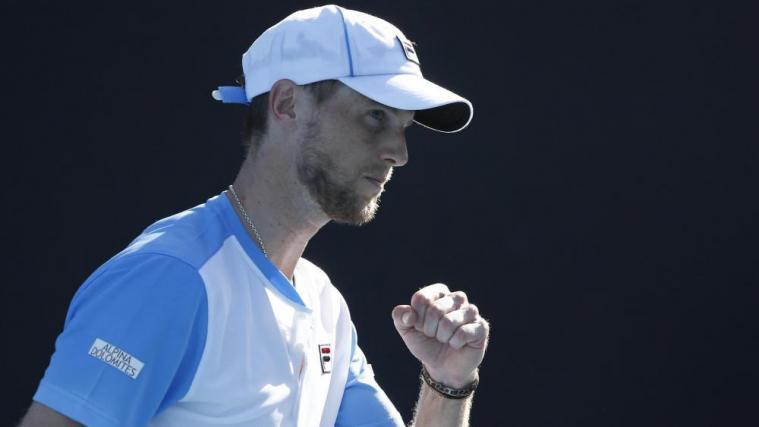 Andreas Seppi sorgt für die 1:0-Führung. © ANSA / CIRO DE LUCA