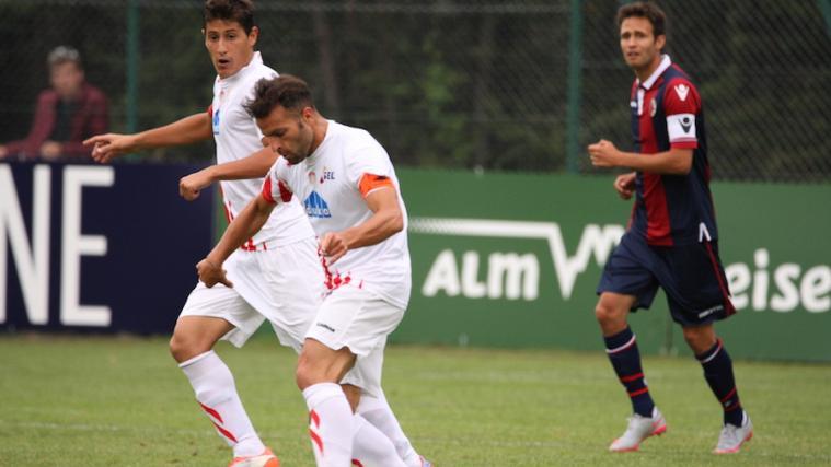 Der FCS im letzten Testspiel gegen Bologna (Foto: uff. stampa/FCS)
