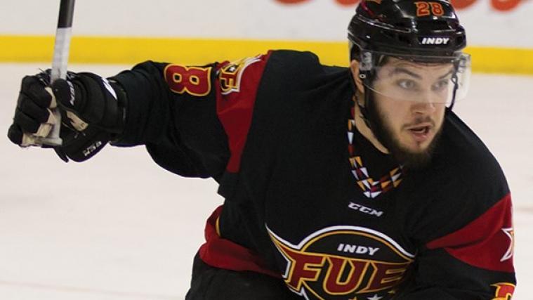 Chris DeSousa wirbelt künftig für den HC Bozen (Foto Indy Fuel)
