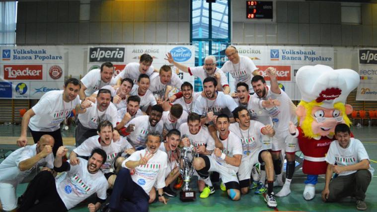Der SSV Bozen beim erfolgreichen Meisterschaftsfinale 2016/17 (Foto: FIGH)