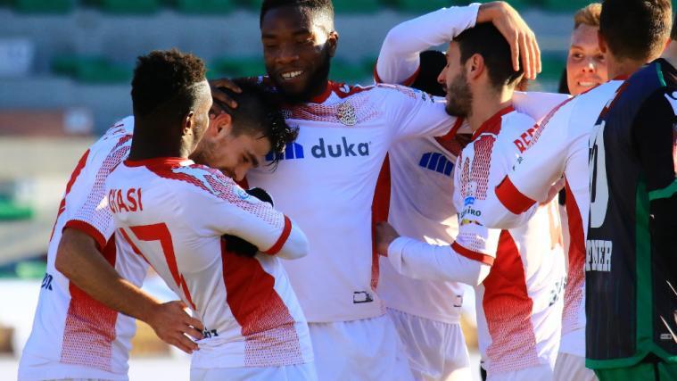 Jubel beim FCS nach dem Siegestor durch Gyasi (Foto: Ufficio Stampa/Fotosport Bordoni)