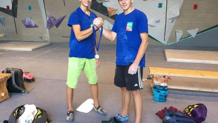 Juri Unterkofler und Filip Schenk