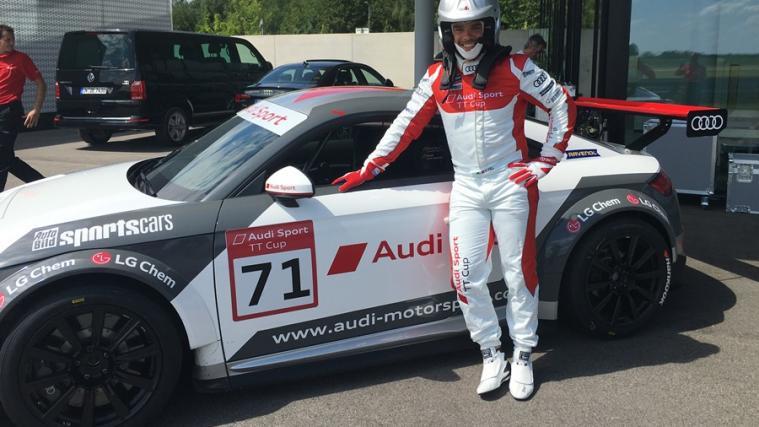 Bereits im Sommer sammelte Peter Fill beim Audi Sport TT Cup Renn-Erfahrung (Fisi)