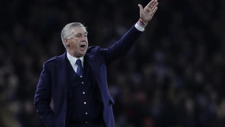 Napoli-Coach Carlo Ancelotti. © ANSA / Kirsty Wigglesworth