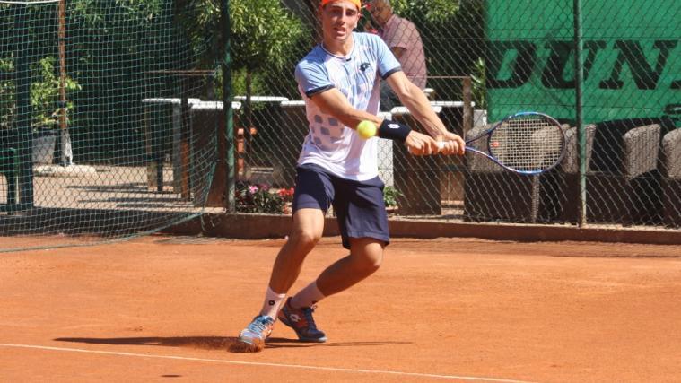 Jacopo Stefanini, der einzige Italiener im Halbfinale, ...
