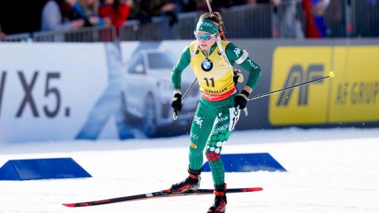 Dorothea Wierer absolvierte am Holmenkollen ihr letztes Saisonrennen. © APA/afp / FREDRIK HAGEN