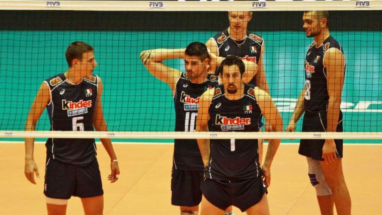 Die Azzurri stehen aktuell in Rom am Netz