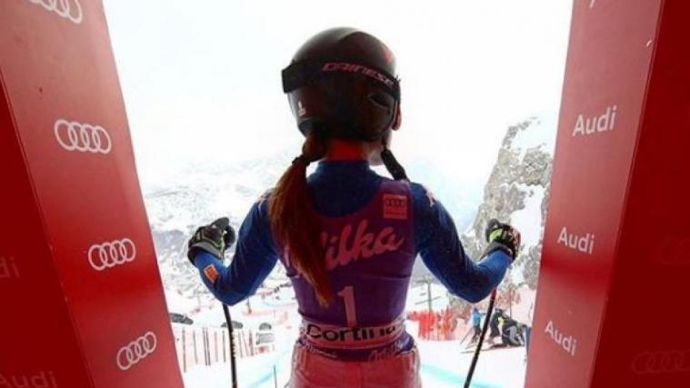 Letzte Woche in Cortina war Sofia Goggia bereits als Vorläuferin am Start. Am Samstag wird sie ihr Weltcup-Comeback geben. © Facebook/iamSofiagoggia