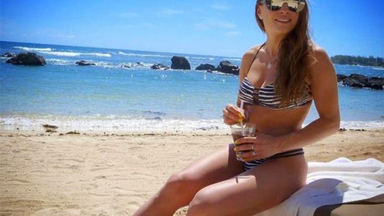 Dorothea Wierer auf Mauritius (Foto: Fisi/FB)