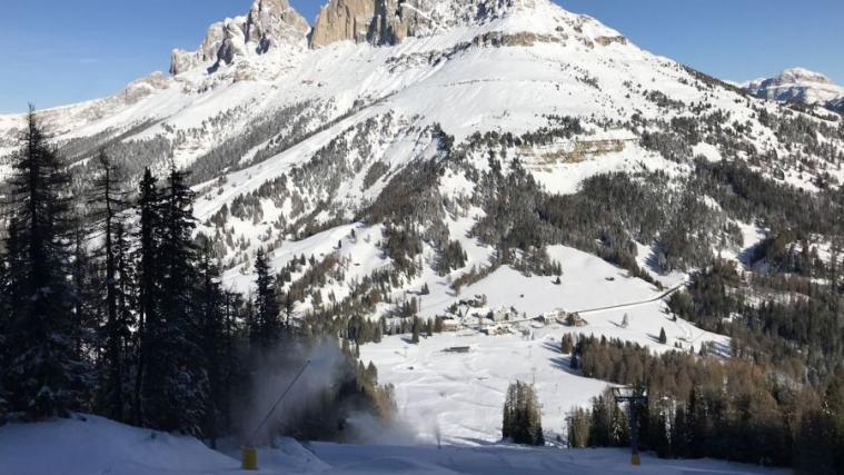 Auf der "Pra di Tori"-Piste in Carezza gastiert am Donnerstag der Snowboard-Weltcup.