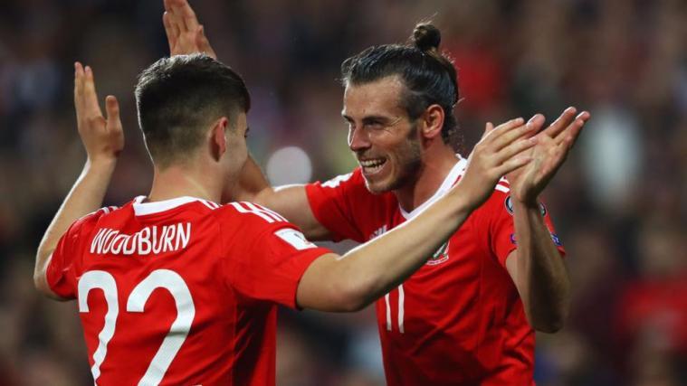 Gareth Bale (rechts) hat gut lachen