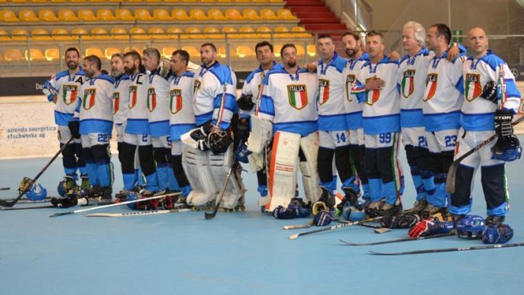 Die italienische Inlinehockey-Nationalmannschaft (Foto: italiamastershil.it)