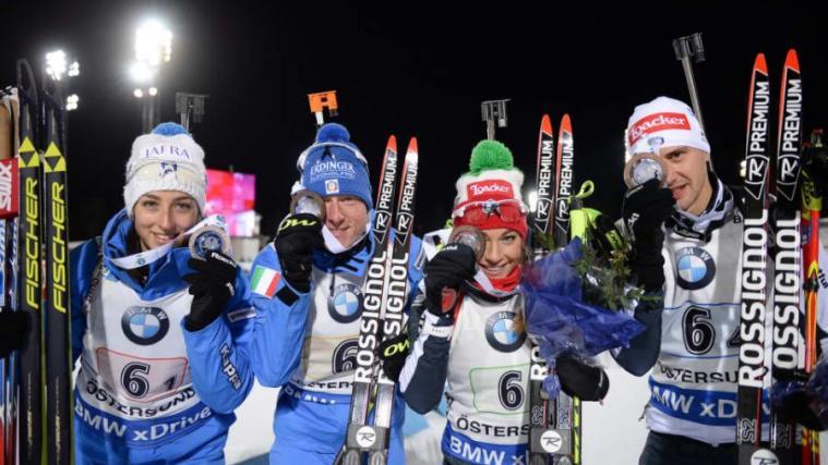 Dorothea Wierer und Co. belegten in Östersund den hervorragenden dritten Platz