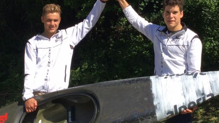 Valentin und Jakob Luther in Solkan (Slowenien)
