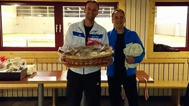 Die beiden Finalisten Matthias Kobler (links) und Daniel Karner.