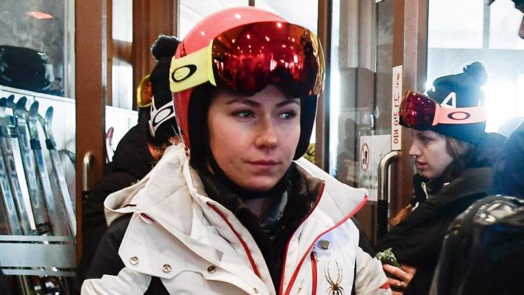 Mikaela Shiffrin gilt als große Favoritin für den Olympiaslalom. © APA/afp / JAVIER SORIANO
