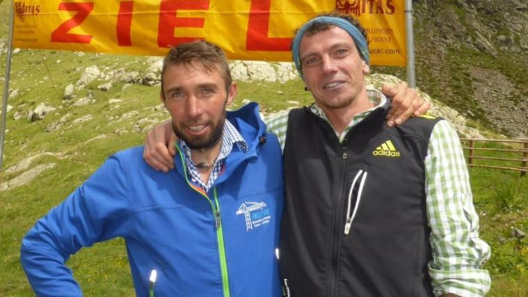 Andreas Niederbrunner und Joachim Mair (Sieger Kat. Herren)