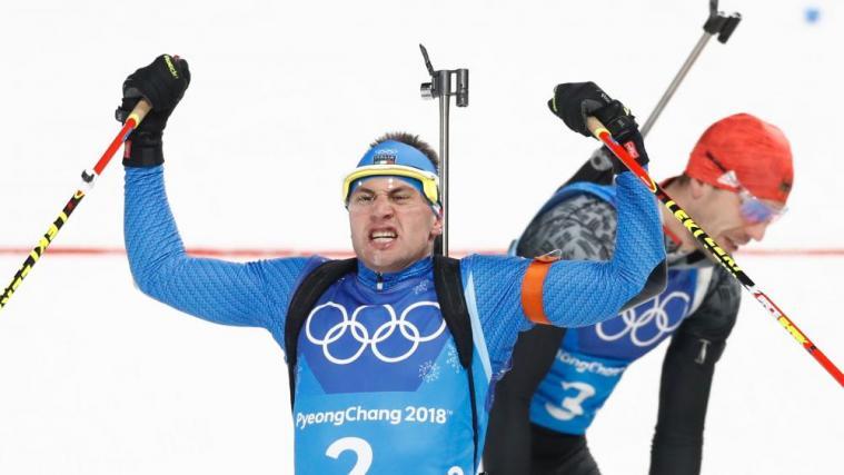 Dominik Windisch führte Italien auf den dritten Platz. © APA/afp / ODD ANDERSEN