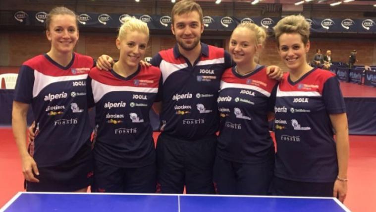 Das siegreiche Team vom ASV Eppan in Terni.