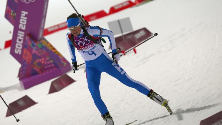 Karin Oberhofer bei den Olympischen Spielen 2014 in Sotschi