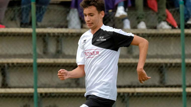 Michael Frötscher, Mittelfeld-Spieler von Tramin (Foto Runggaldier)