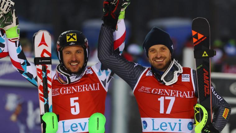 Marcel Hirscher und Manfred Mölgg (alle Fotos: Pentaphoto)
