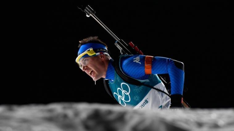 Biathlon-Star Dominik Windisch. © APA/afp / JONATHAN NACKSTRAND