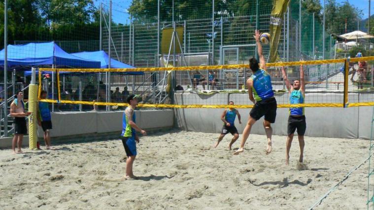 Die erste Etappe in Dorf Tirol (Foto: beachcup.com)